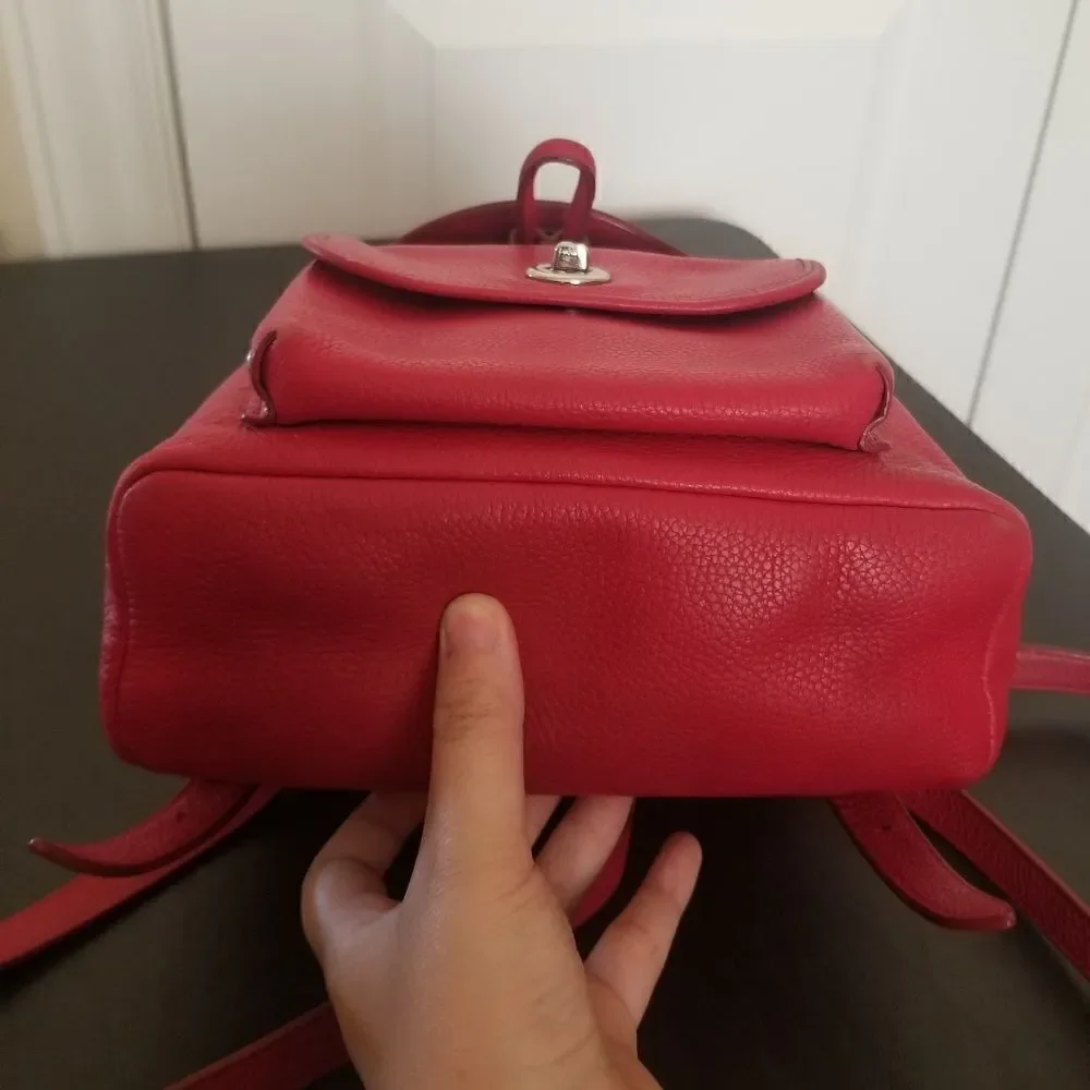 Coach Mini Leather Backpack - Picture 4 of 9